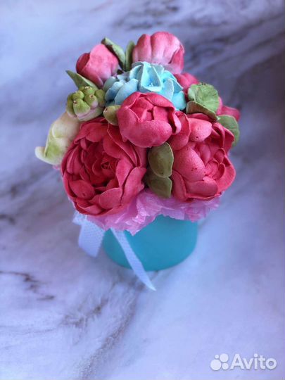 Съедобные букеты из зефира