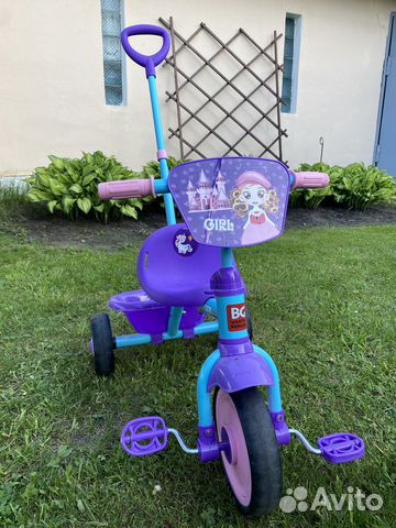 Велосипед трехколесный с багажником