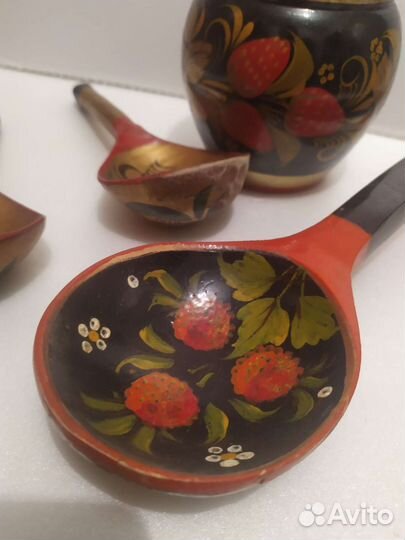 Деревянная посуда хохлома