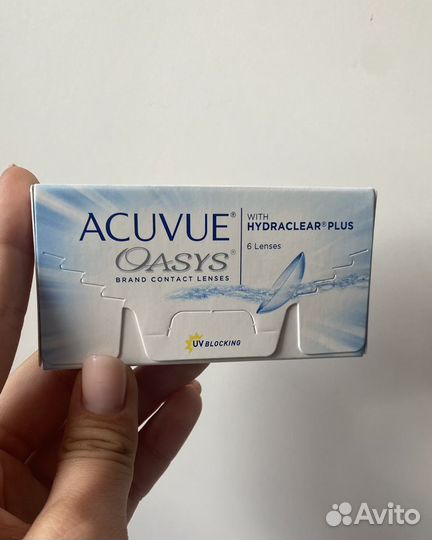 Линзы контактные acuvue oasys -6.0 двухнедельные