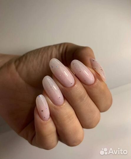 Наращивание ногтей 2 ч. ман+покр гель лаком 1:30