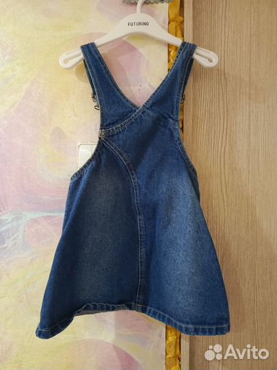 Джинсовый сарафан 104