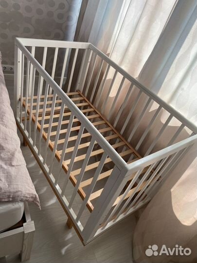 Детская кроватка happy baby mirra