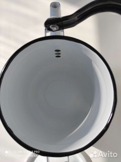 Чайник эмалированный новый