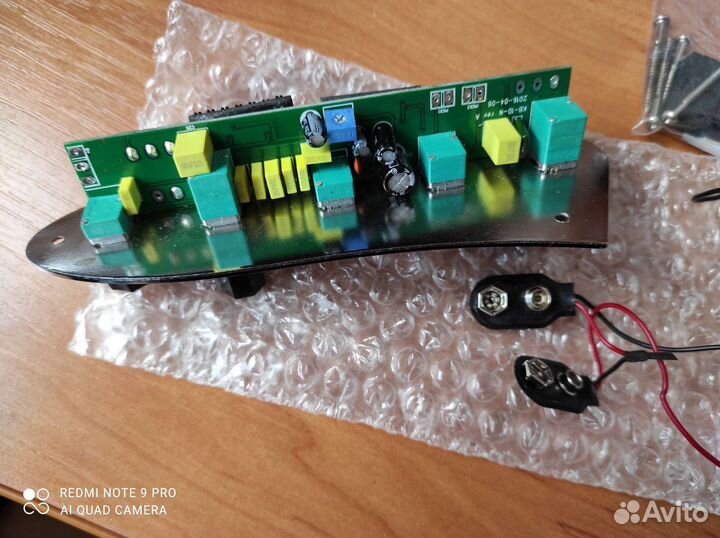 Темброблок с датчиками для 5 струнного джаз баса