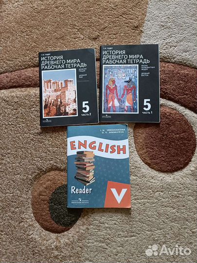 Учебники, рабочие тетради с 4 класса по 11 класс
