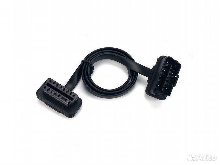 Удлинитель OBD2, 60см - плоский
