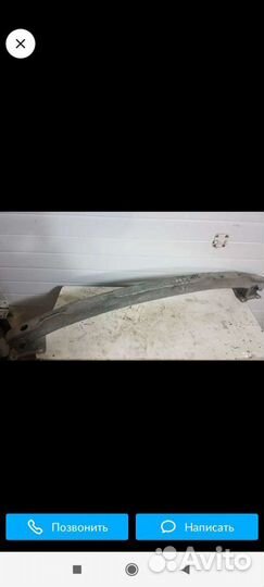 Усилитель заднего бампера меган2