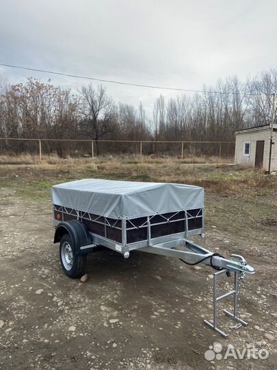 Прицеп Фермер 2М 2*1,3 с тентом 21см, без колес