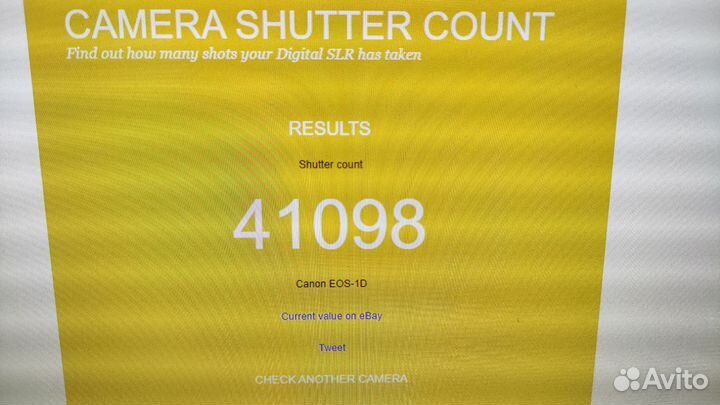 Canon EOS 1D пробег 41 тыс. CCD матрица