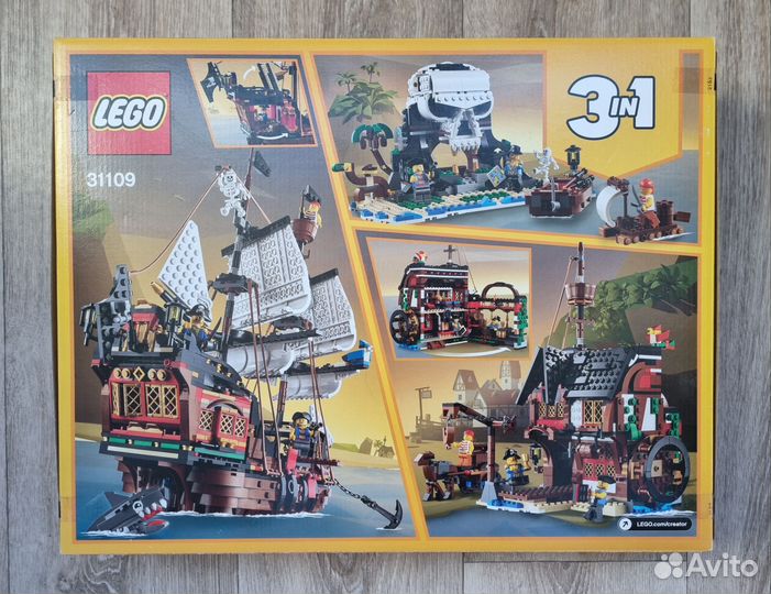 Lego Creator 31109 Пиратский корабль 3 в 1