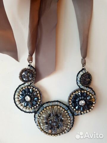 Ожерелье бижутерия новый год