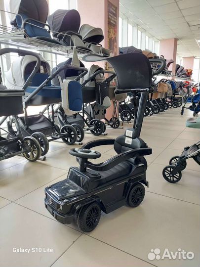 Детская машинка каталка mercedes
