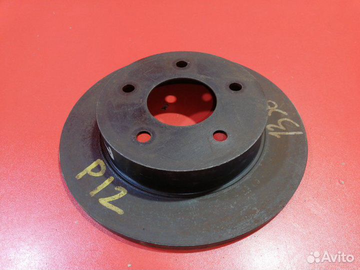 Тормозной диск задний Nissan Primera P12 QG18DE