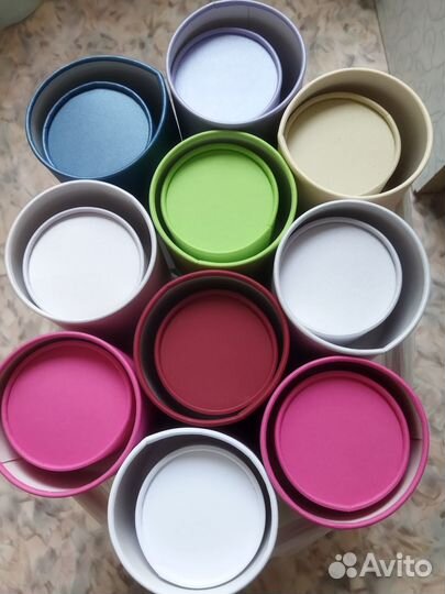 Коробки шляпные для цветов набором 2 в 1