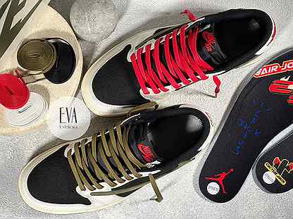 Кроссовки Nike Air Jordan 1 Travis Scott OG Olive