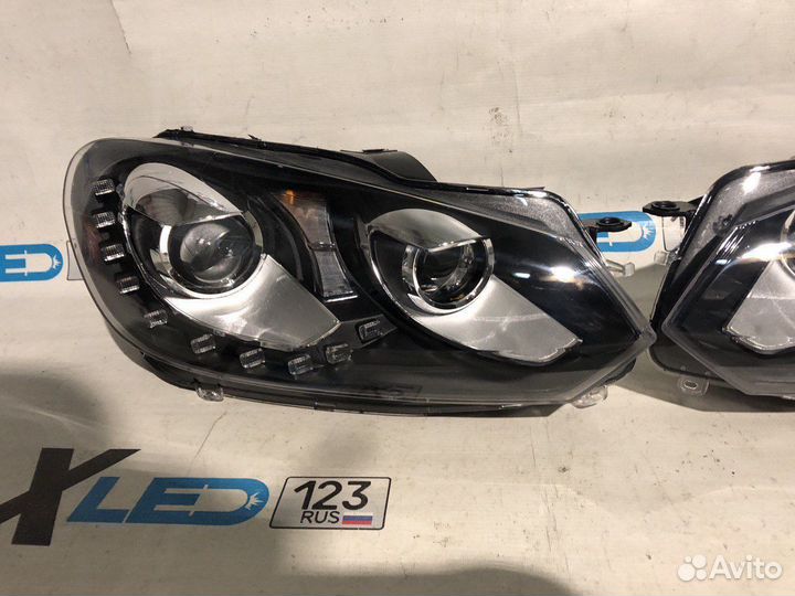 Фара правая левая Volkswagen Golf 6 галоген