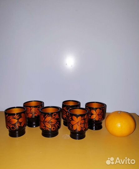 Набор посуды хохлома