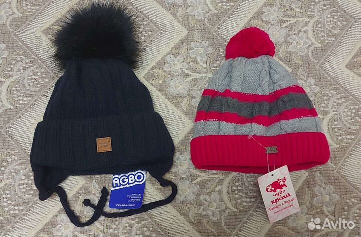 Шапка зимняя, осенняя, варежки