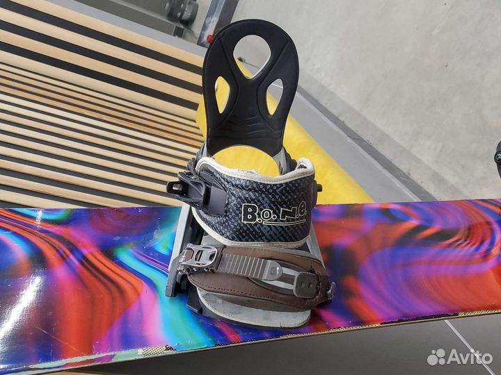 Сноуборд, ботинки, крепление