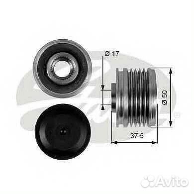 Муфта генератора gates OAP7053