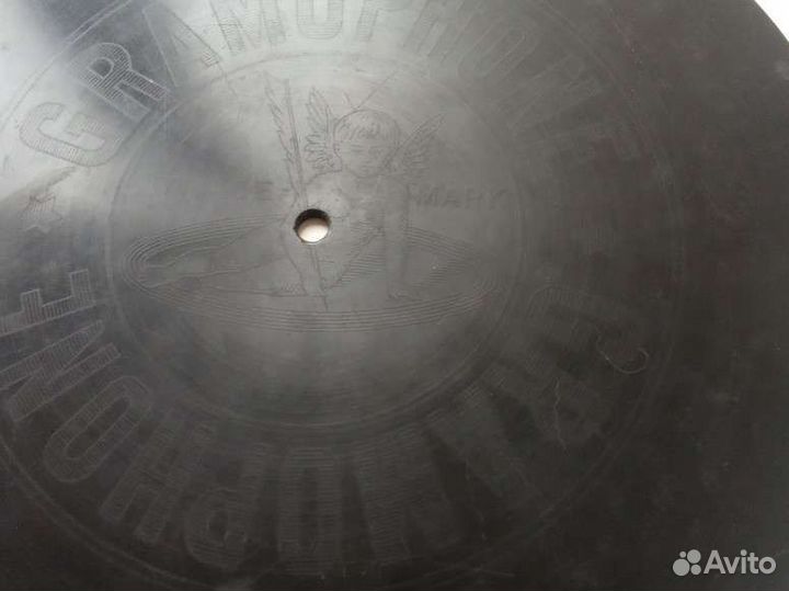 Пластинка до 1917 года для граммофона