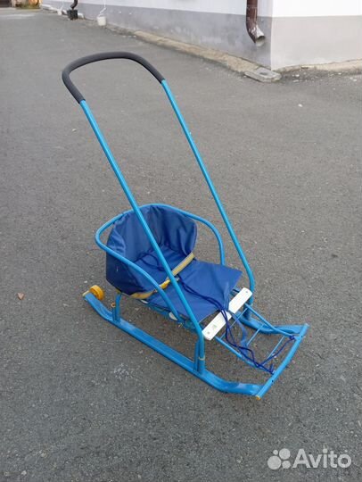 Детские санки коляска