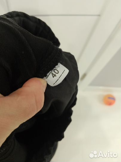 Джинсы черные большого размера