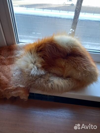 Шапка женская из лисы