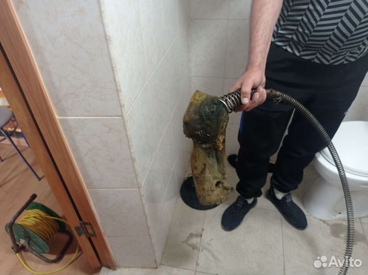 Прочистка канализационных труб устранение засоров