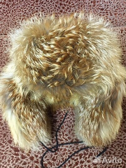 Мужская лисья шапка