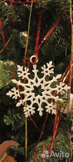 Снежинка. Декор. На ёлку