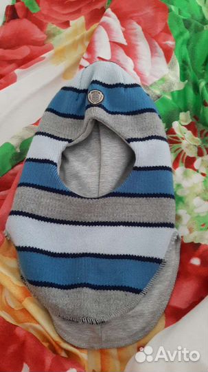 Шапка шлем для мальчика