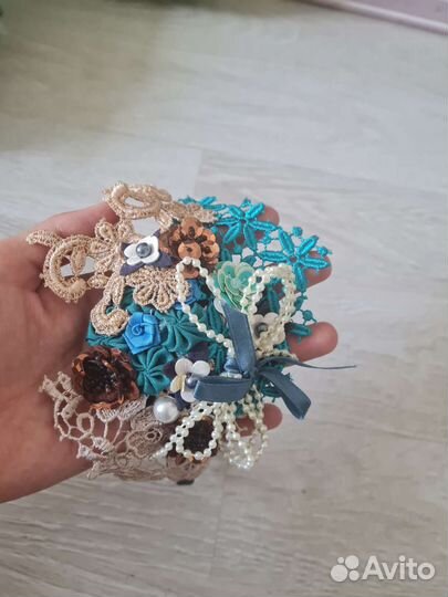 Ободок для волос ручной работы