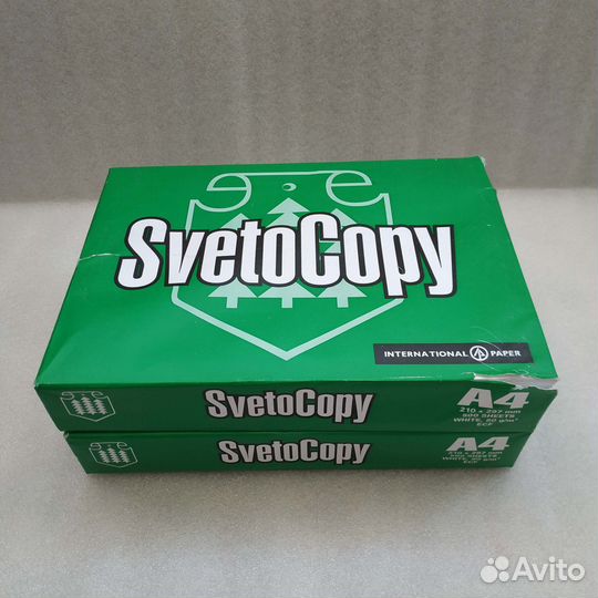 Бумага для офисной техники А4 (две пачки)