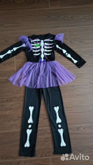 Костюм на Хеллоуин скелетон