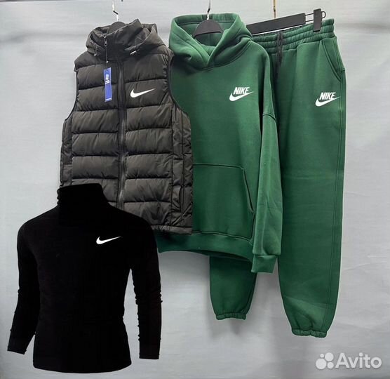 Спортивный костюм Nike с жилеткой и вожолазкой