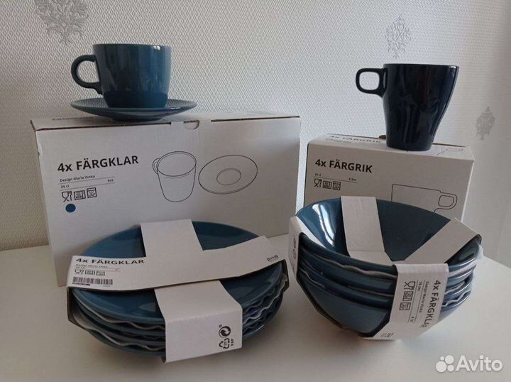 Посуда икея IKEA фэргклар и фэргрик