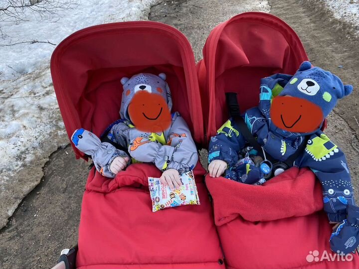 Детская коляска для двойни 2 Bugaboo Donkey Twin