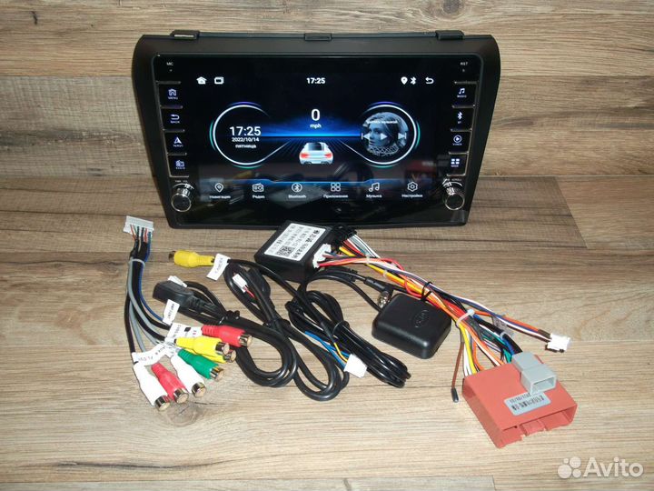 Магнитола Mazda 3bk Android с физическими кнопками