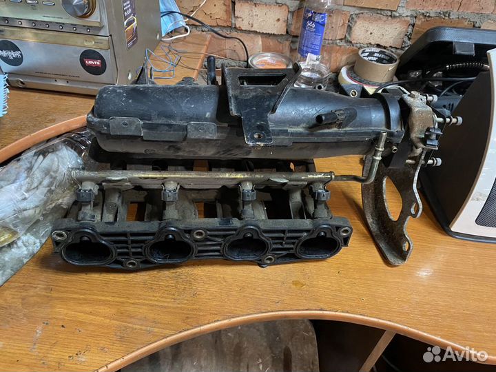 Впускной коллектор с форсунками qr20de