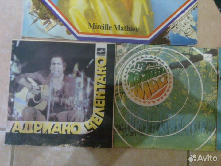 Пластинки разных исполнителей