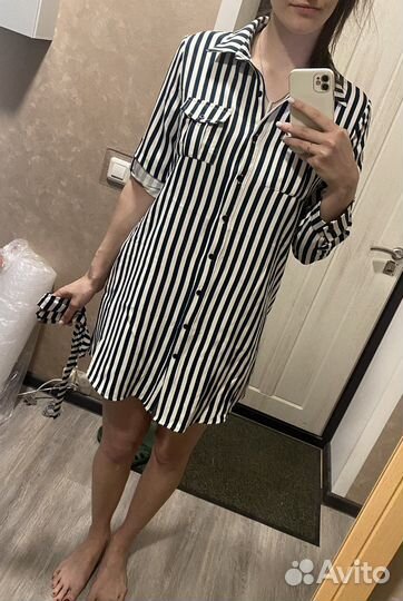 Платье рубашка 46 новое