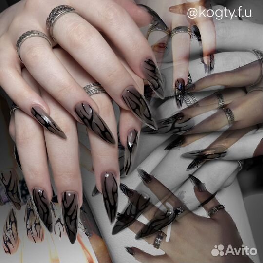 Маникюр с наращиванием