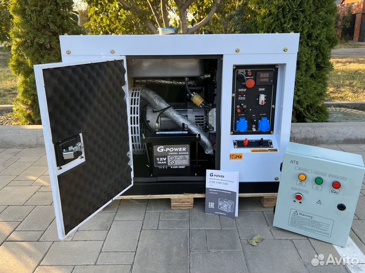 Генератор дизельный 12 кВт G-power DG12000S