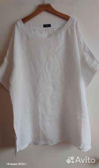 Новый топ оверсайз Ragno Италия лен