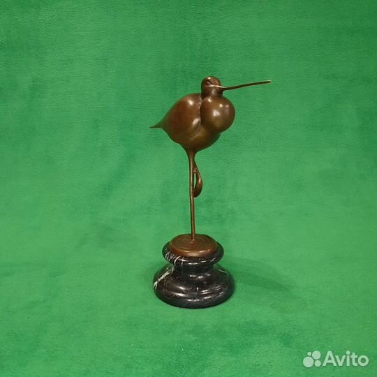 Скульптура из бронзы Кулик