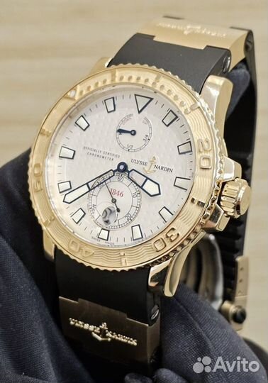 Часы золотые Ulysse Nardin 43 mm