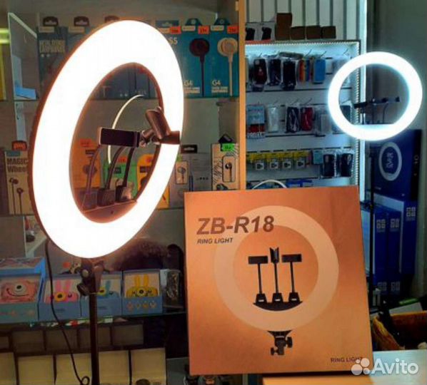 Кольцевая лампа 46 см