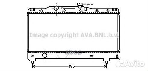 Радиатор системы охлаждения toyota: carina E